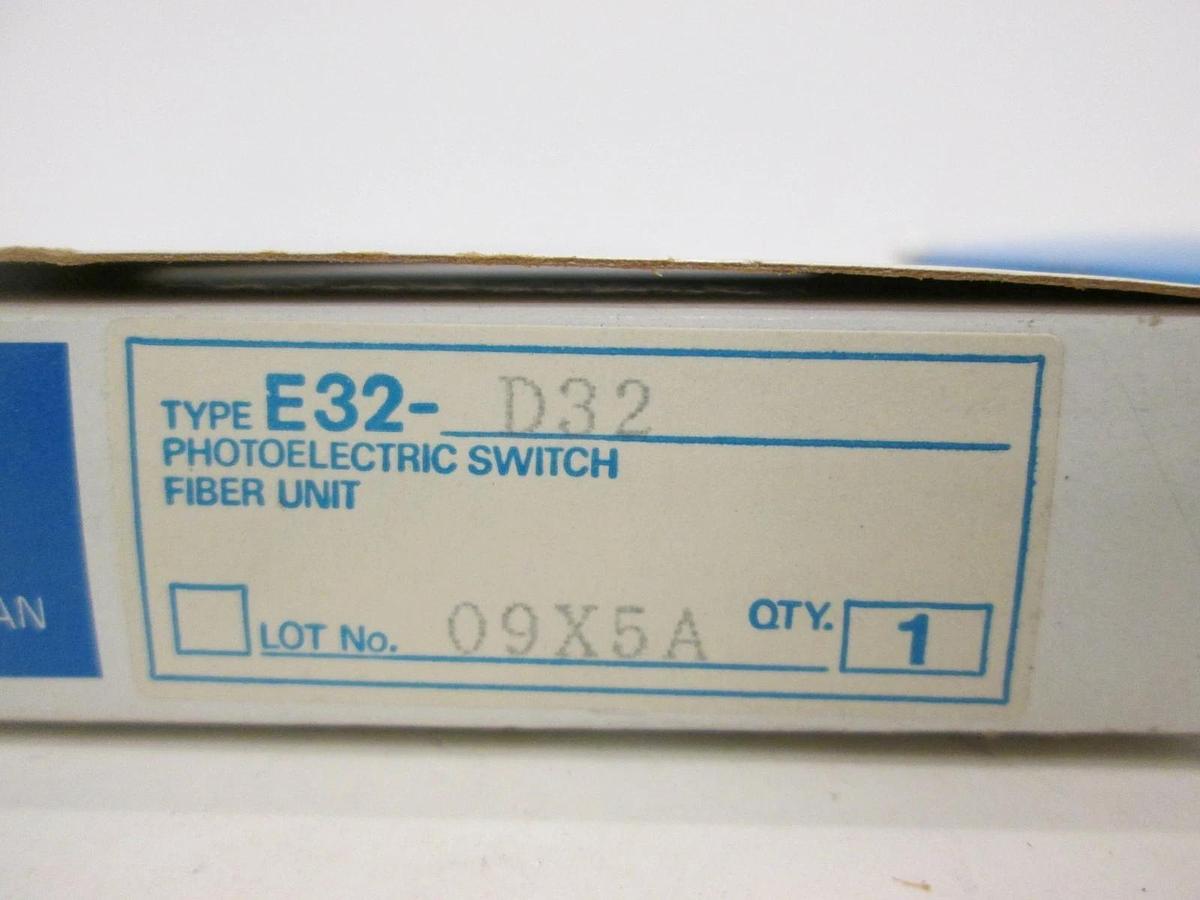 Omron, E32-D32, Photoelectric Switch Fiber Unit, New, Lot of 2