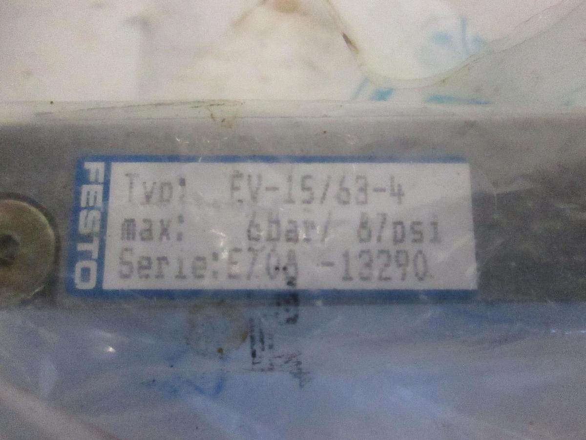Festo EV-15/63-4, Diaphragm Clamping Cylinder, New