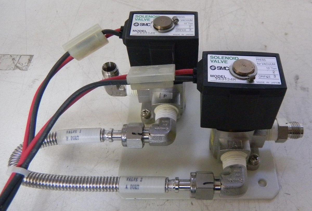 Used SMC Solenoid Valve Assembly, VX3134M-02-5GS-B