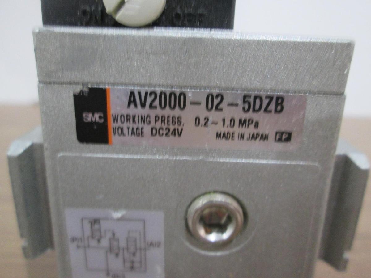 Used SMC, AV2000-02-5DZB, Solenoid Valve, Used