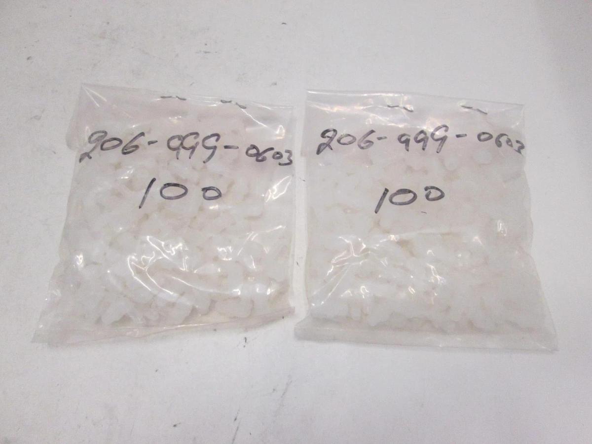 VALUE PLASTICS, XL430-20, ELBOW,BARB, 1/8IDX10-32,KYNAR, New, Lot of 200