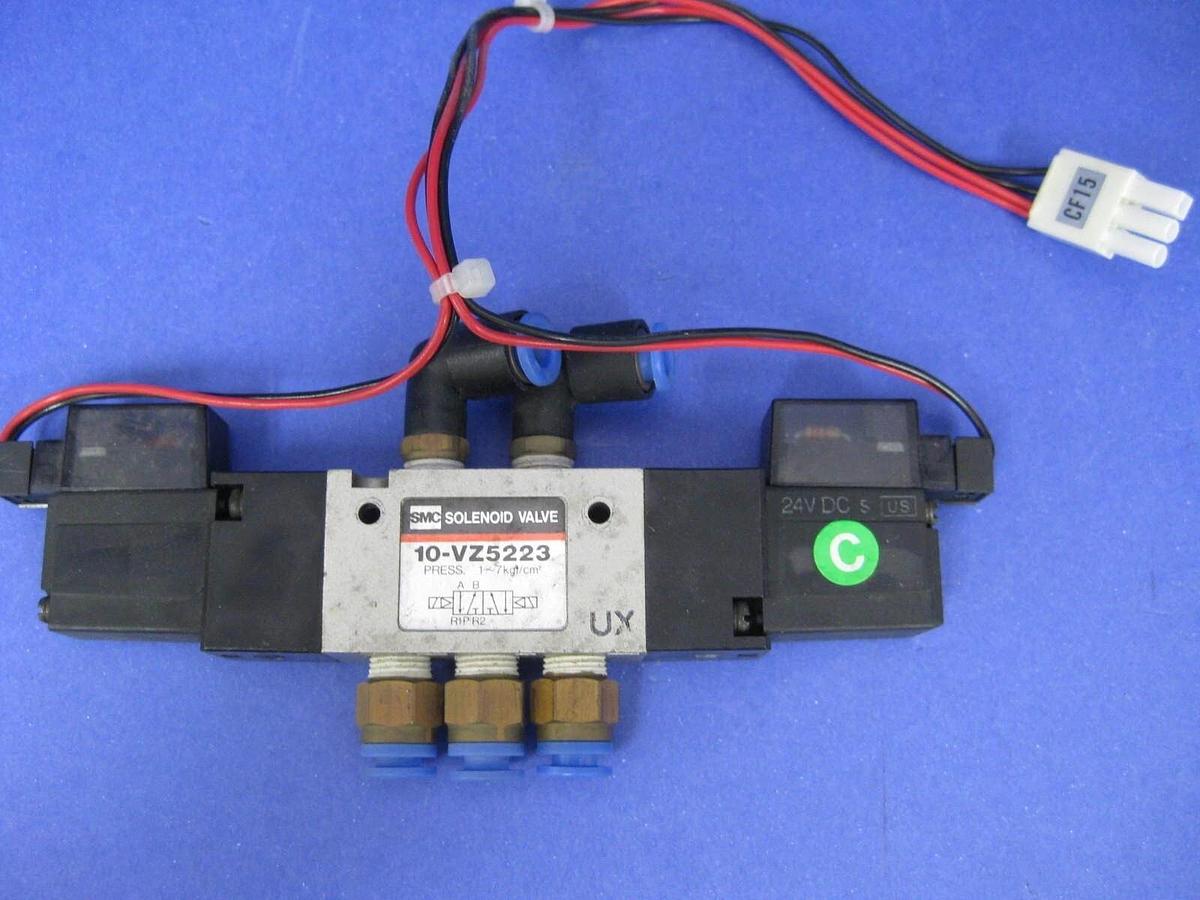 Used SMC 5 Port Solenoid Valve 10-VZ5223