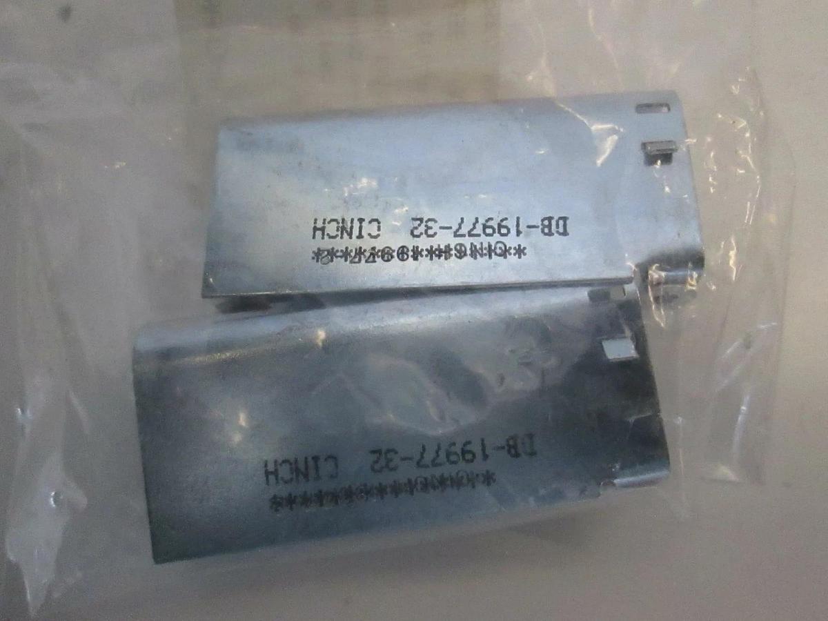 Newark Metal Connector Backshell, DB-19977-32, 25 Position, New, Lot of 2