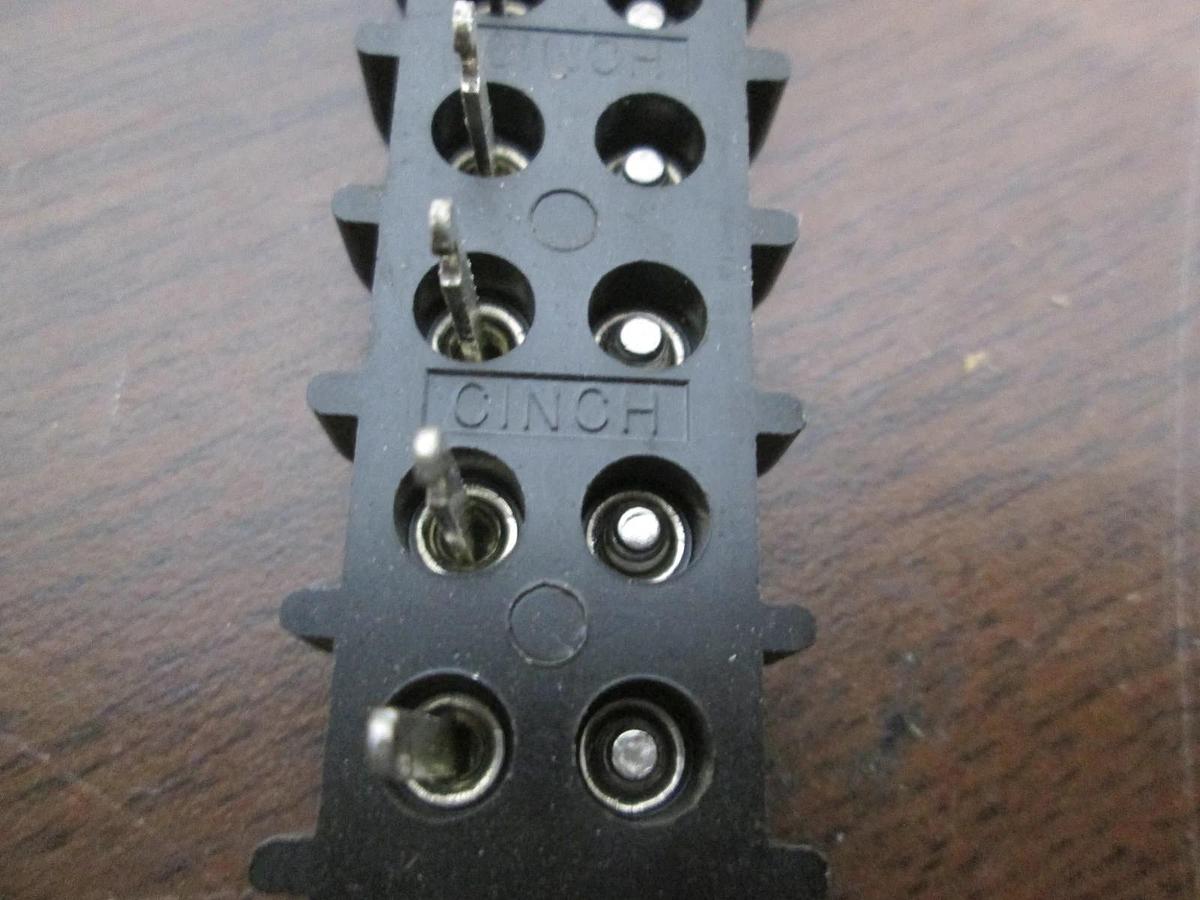 Used Cinch, 10 Position, Terminal Block, Used, Lot of 2