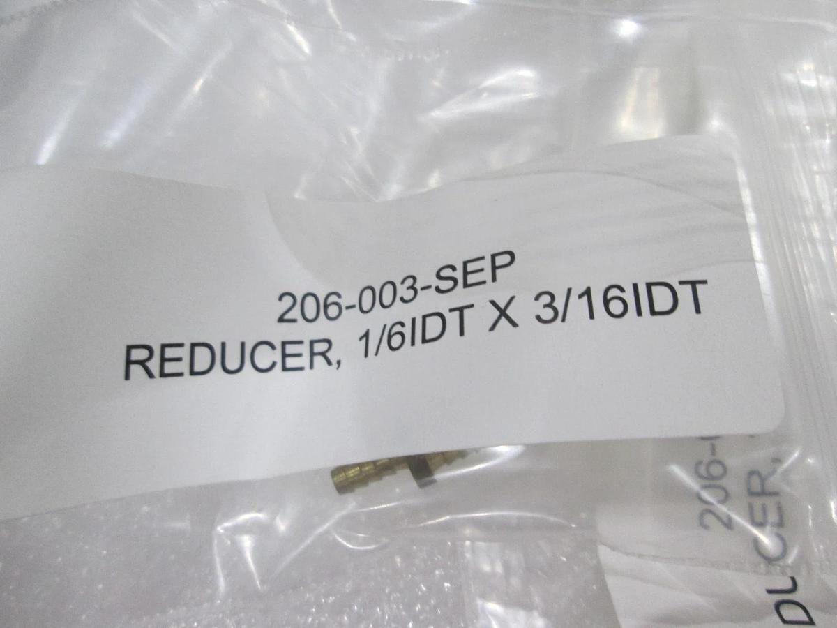 Reducer, 1/6IDT x 3/16IDT, 206-003, New, Lot of 7