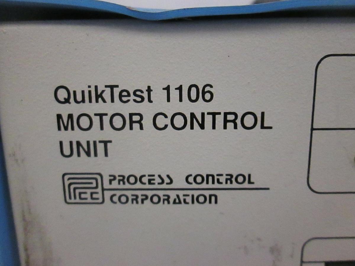Used Process Control Corp., QuikTest 1106 Motor Control Unit, 1106, Used