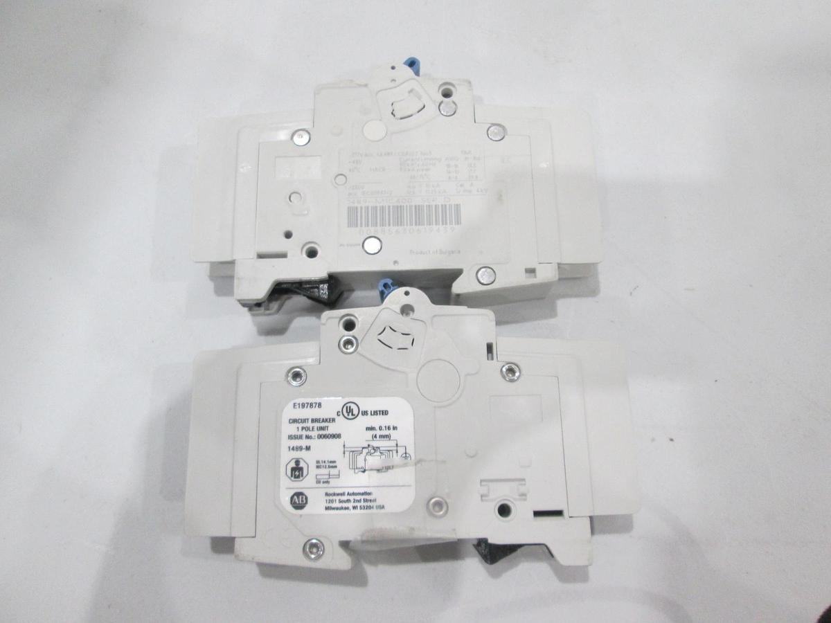 Allen Bradley, 1489-M1C400, Circuit Breaker, Single Pole, 40A, NWOB, Lot of 2