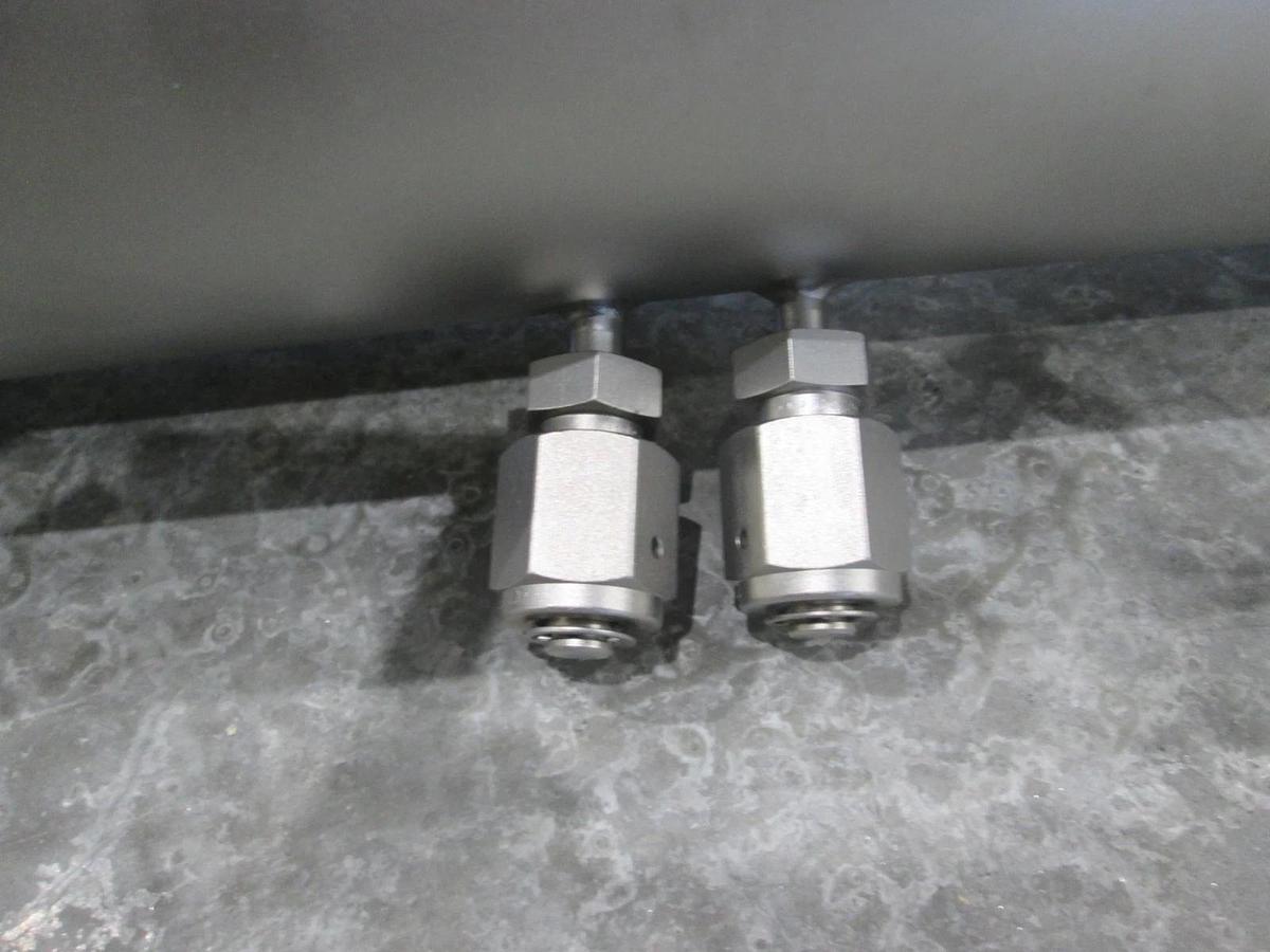 Used AMAT, 32", 90 Degree Elbow Gas Line Assy w/ 3 Ports, Used