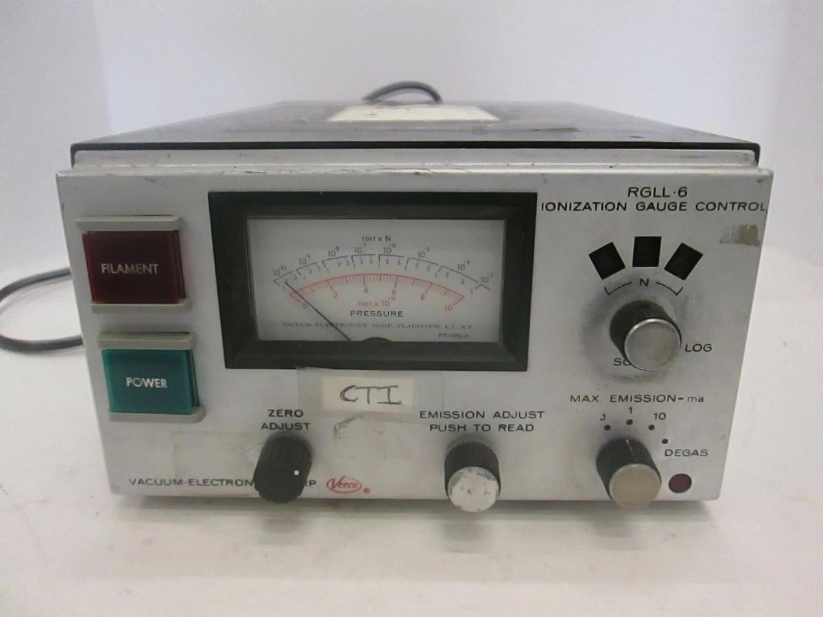 Used Veeco, Ionization Gauge Control, RGLL-6, Used