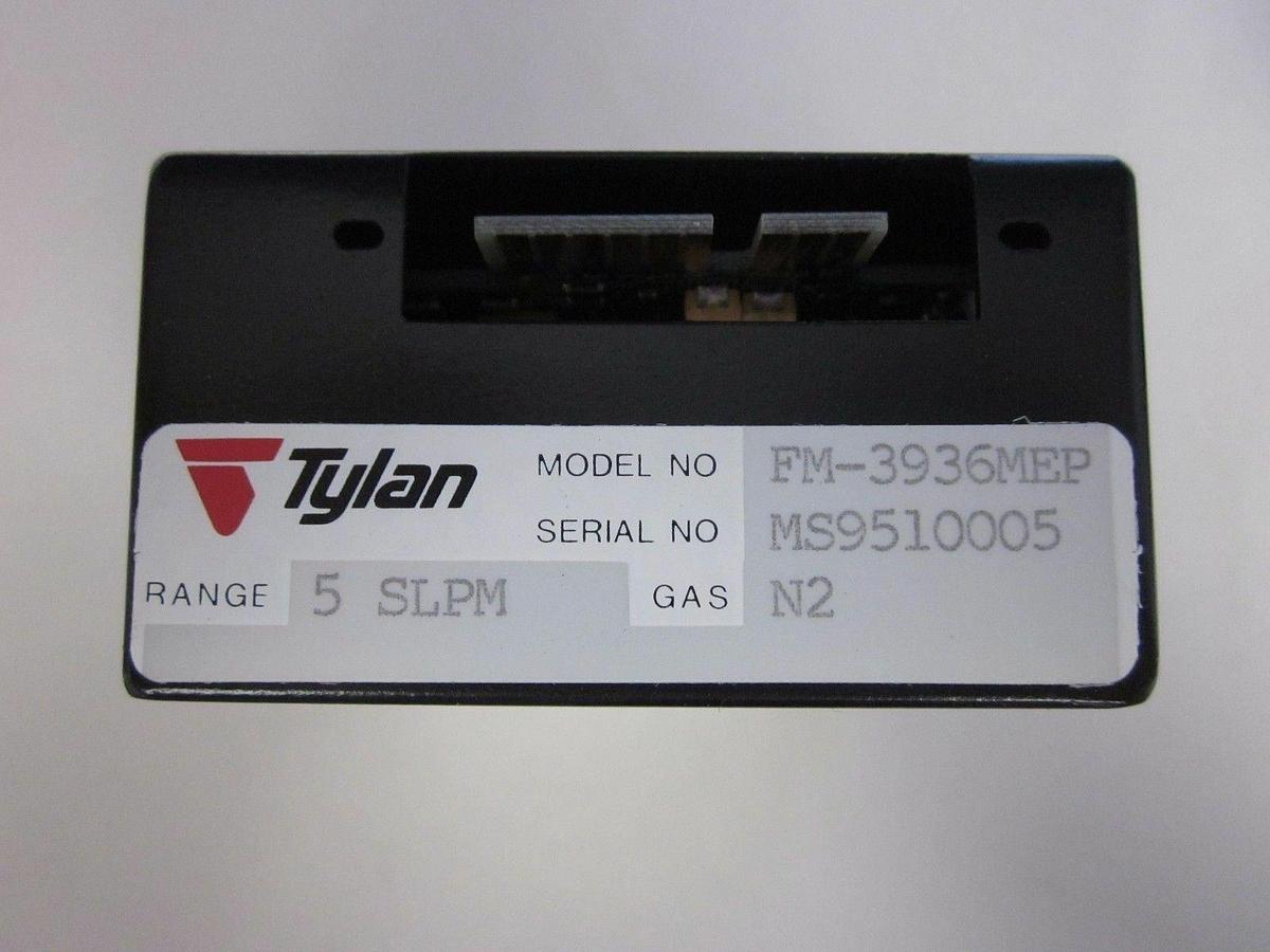 Used Tylan FM-3936MEP MFC, Range- 5SLPM, Gas- N2, 1/4" Male VCR In/Out