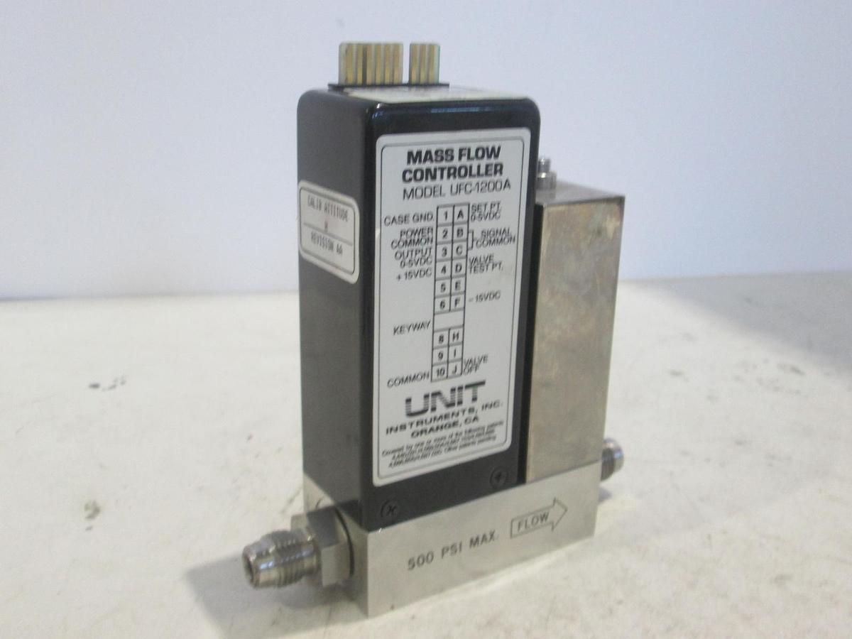 Used Unit, UFC-1200A, Mass Flow Controller, 1 SLPM, He, Used