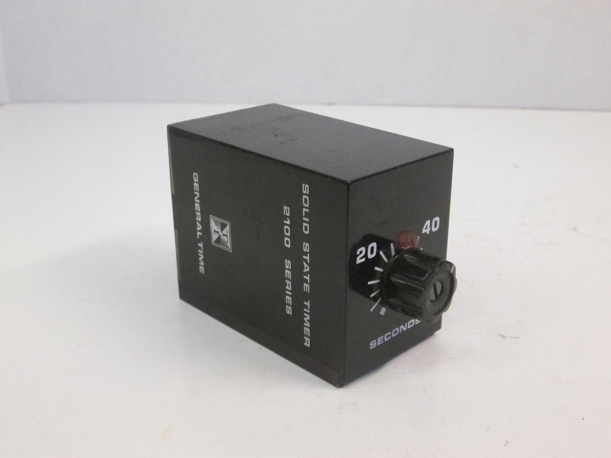 Used General Time Solid State Timer 2100 Series 0-60s, Used