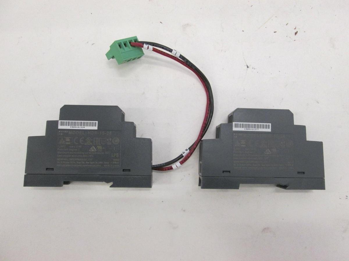 Used Mean Well, Power Supply, HDR-15-24, Used, Lot of 2