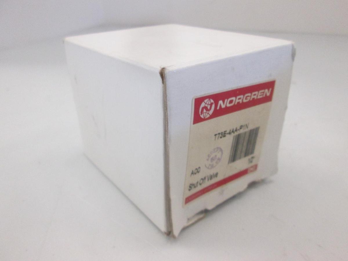 Norgren, T73E-4AA-P1N, 1/2" Shut Off Valve, New