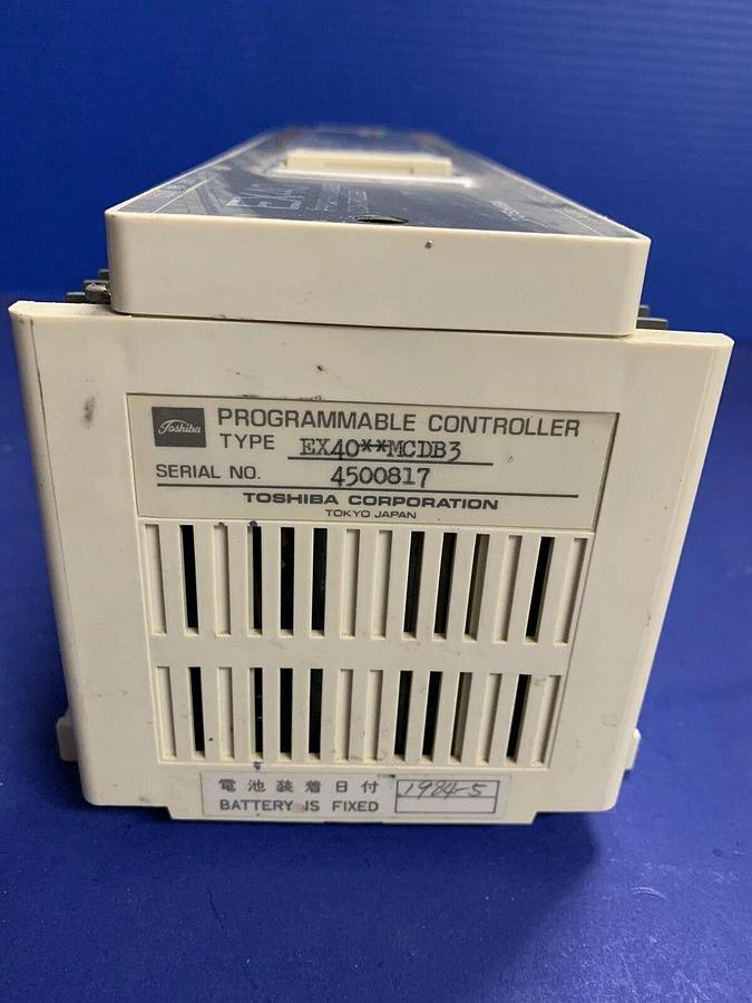 Used Toshiba EX40 MCDB3 Programmable Controller Expansion Module, Used