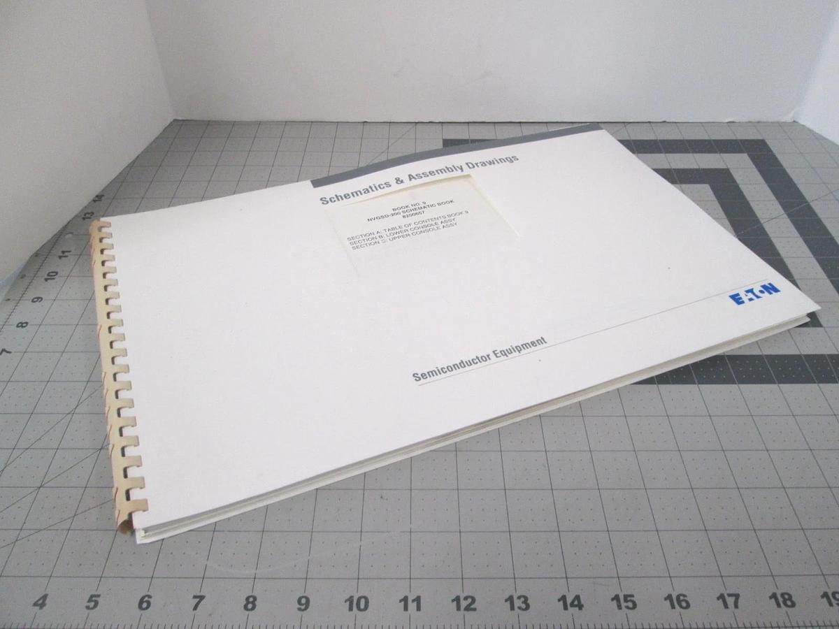 Used Eaton, NVGSD-200, Book 9, Schematics and Assembly Drawings, Used