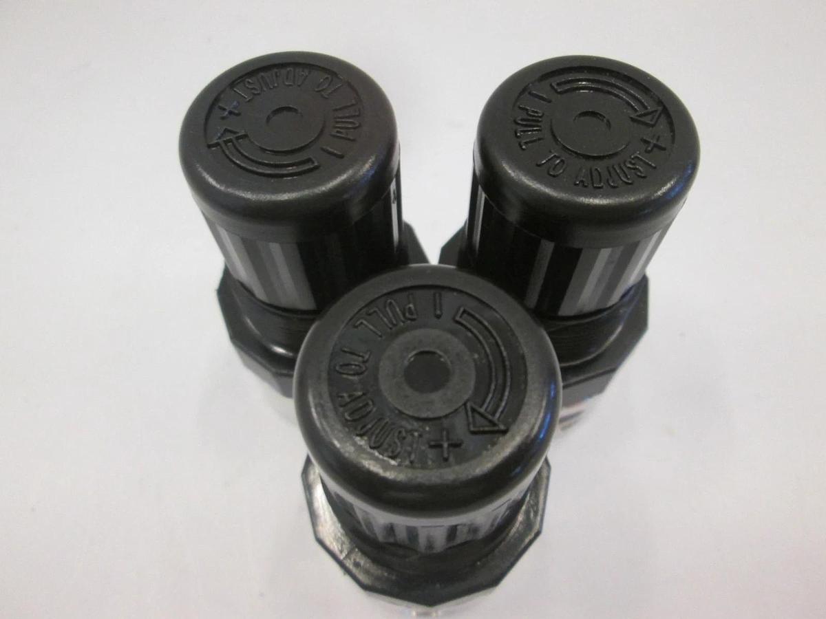 Used Norgren, R04-100-NGKA, Pressure Regulator, 300 PSIG, Used, Lot of 3