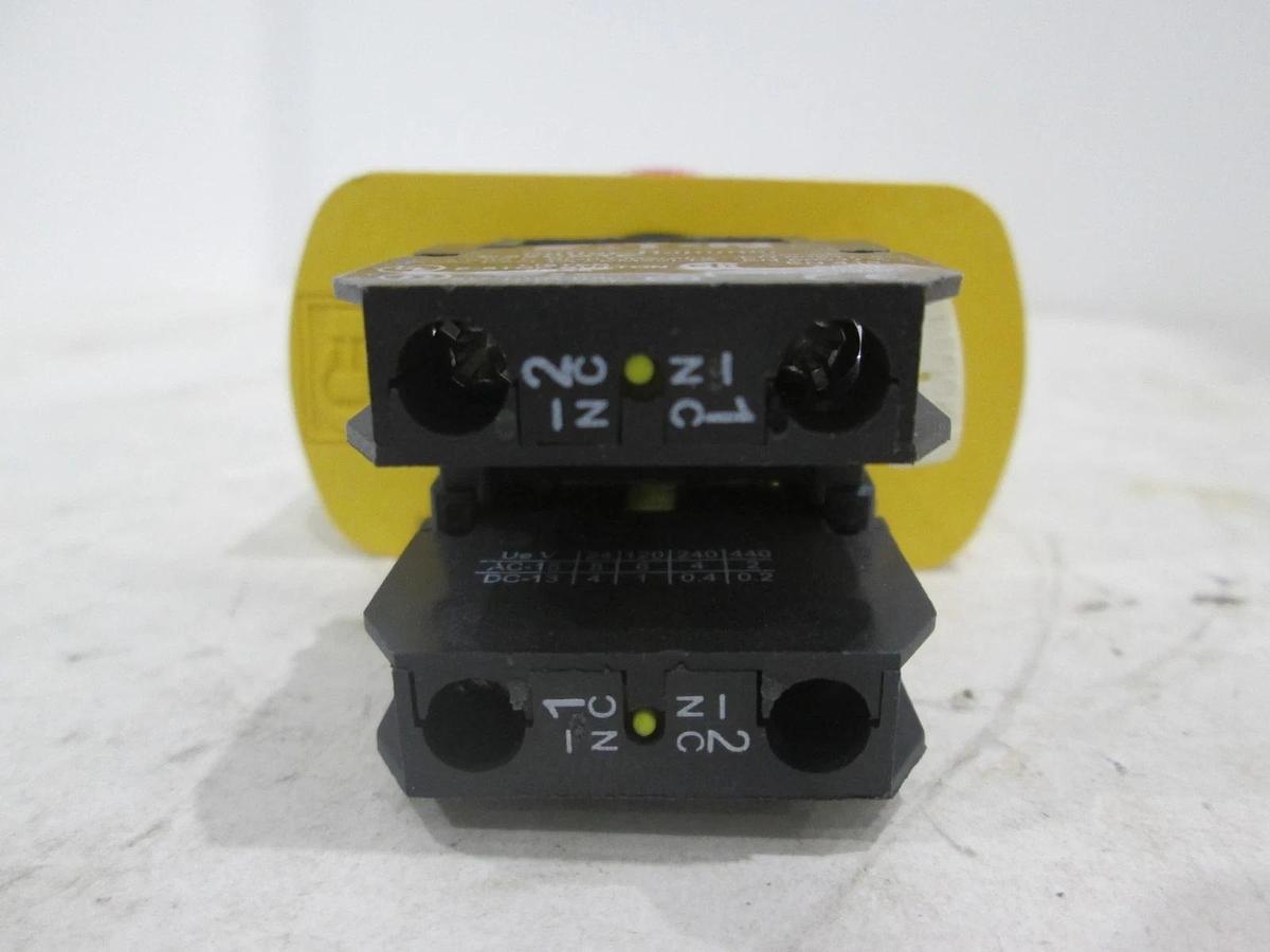 Used Eaton, Cutler Hammer, E22CB1E, Red Push Button Release Switch, Used