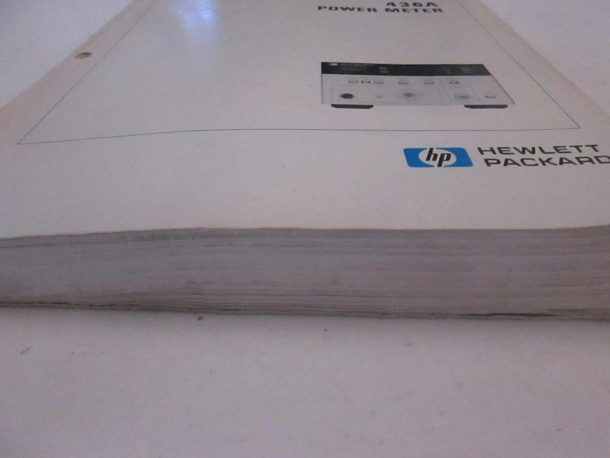 Used HP 436A Power Meter Operating and Service Manual, Used