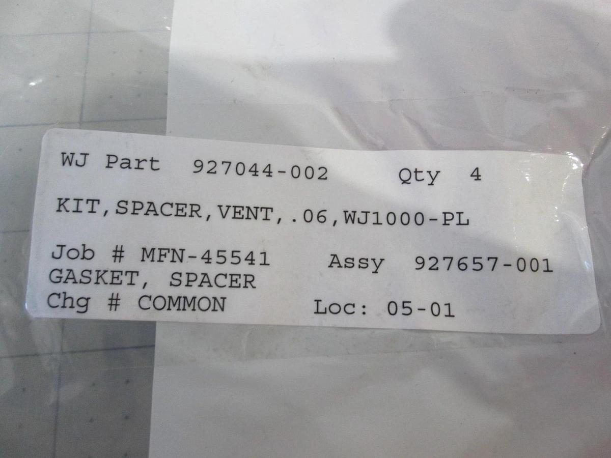 Watkins Johnson, 927657-001, WJ1000 APCVD Vent Spacer Kit, New