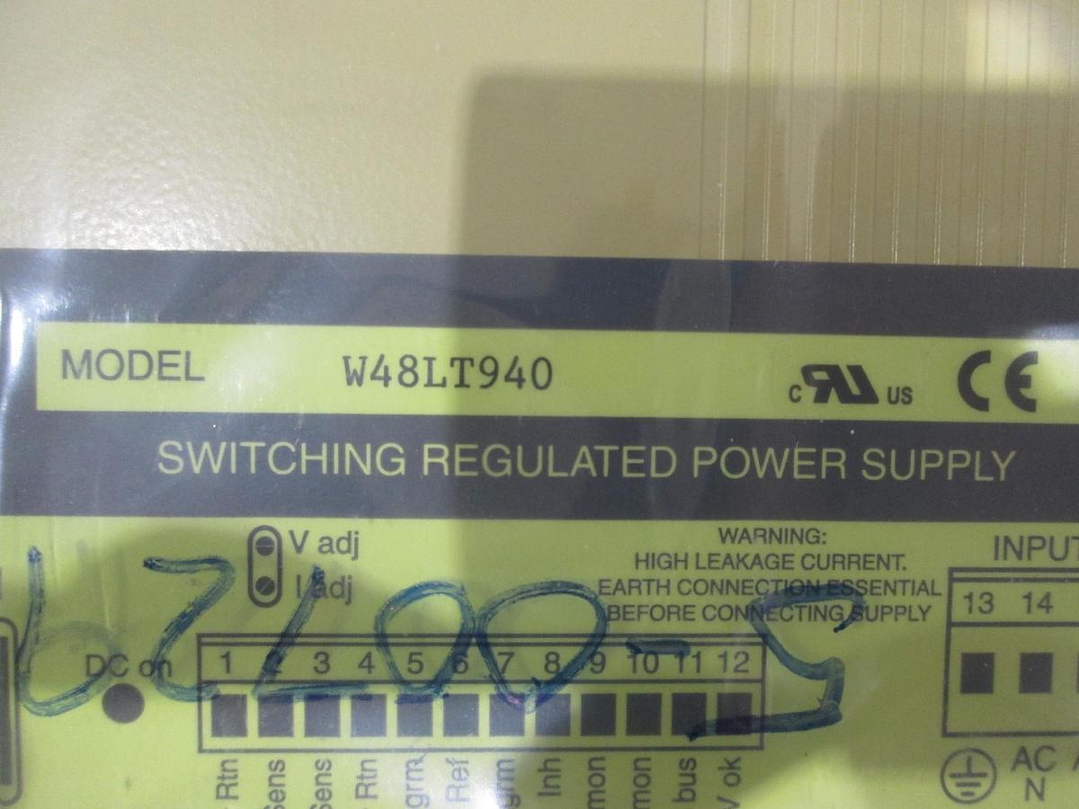 Used Acopian, W48LT940, Switching Regulated Power Supply, New