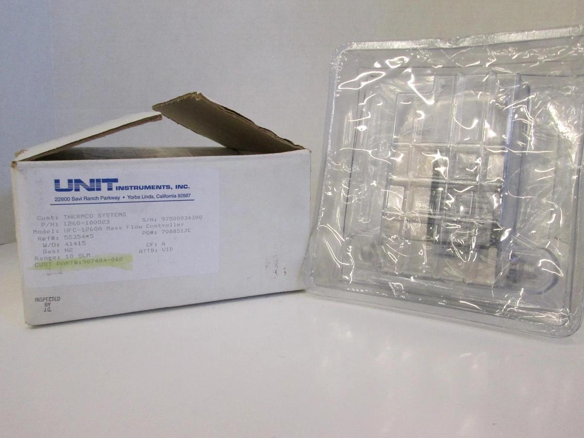 Used Unit UFC-1260A Mass Flow Controller MFC, N2, 10SLM, 1/4" Male