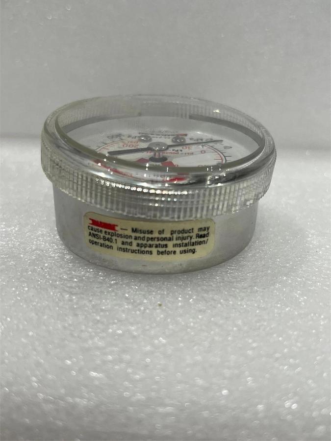 Used Matheson, 27-1078-01 Pressure Gauge, -30-0-200 psi, Used