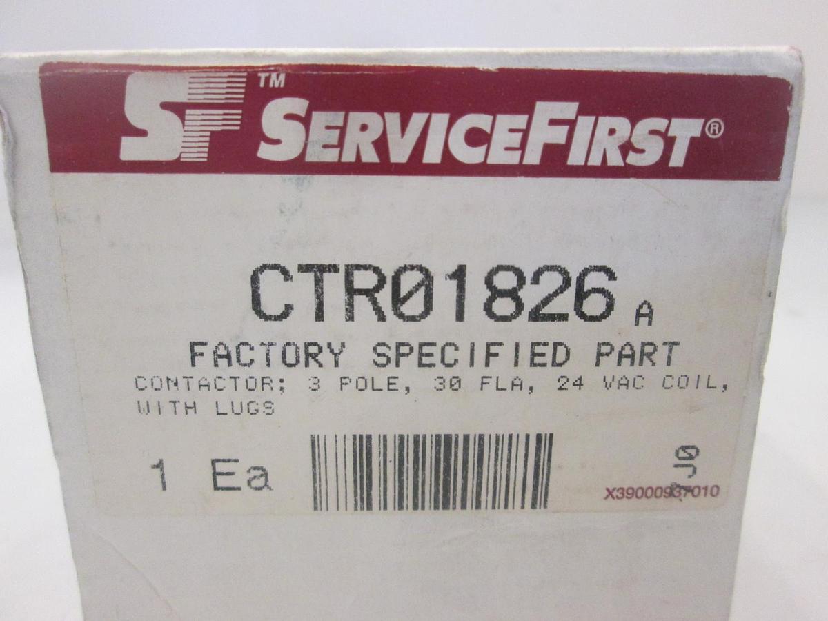 Used Service First, CTR01826, Contaactor, 3 Pole, New