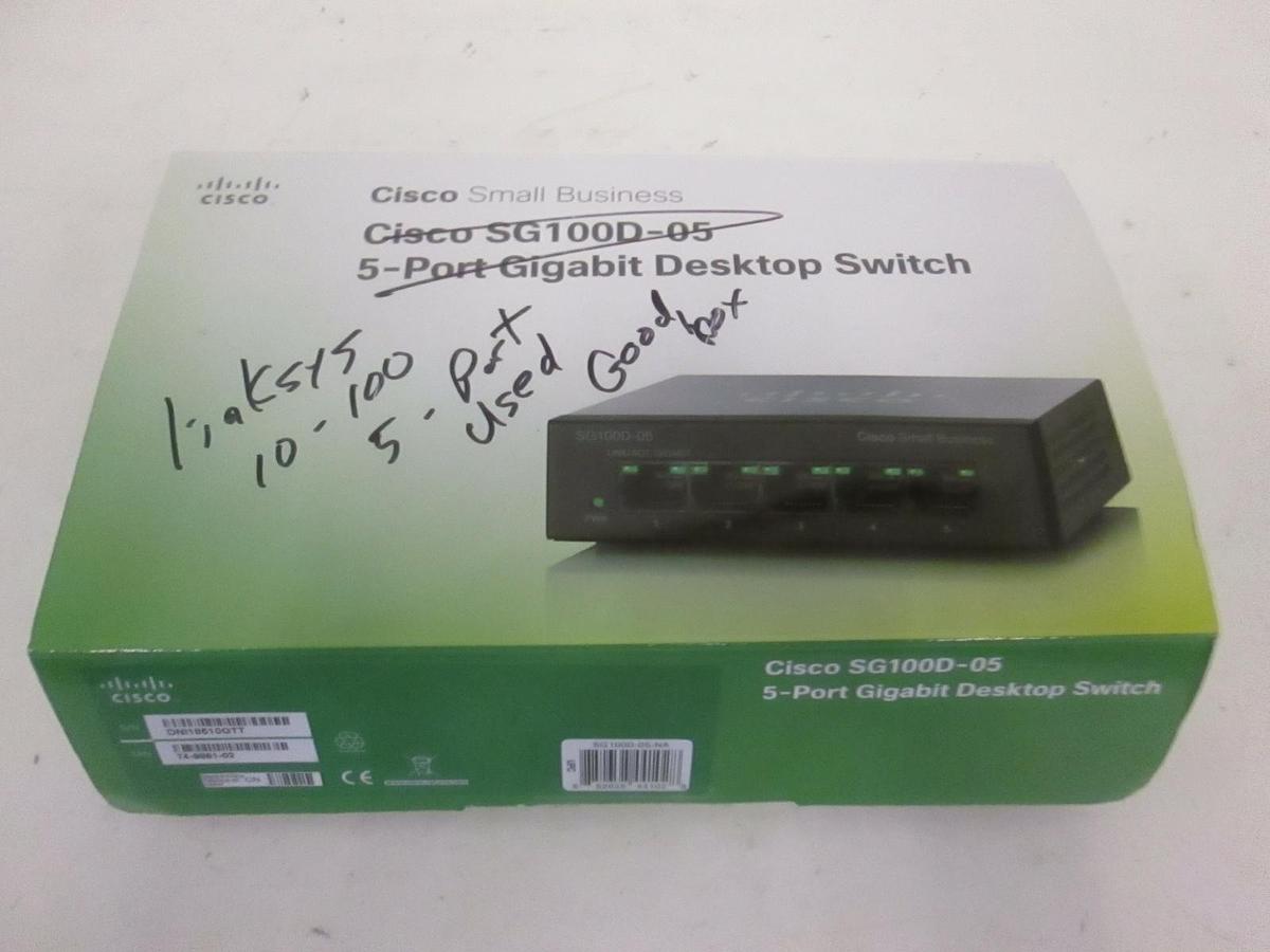 Linksys 10-100, Ethernet Connector, New, Different Box
