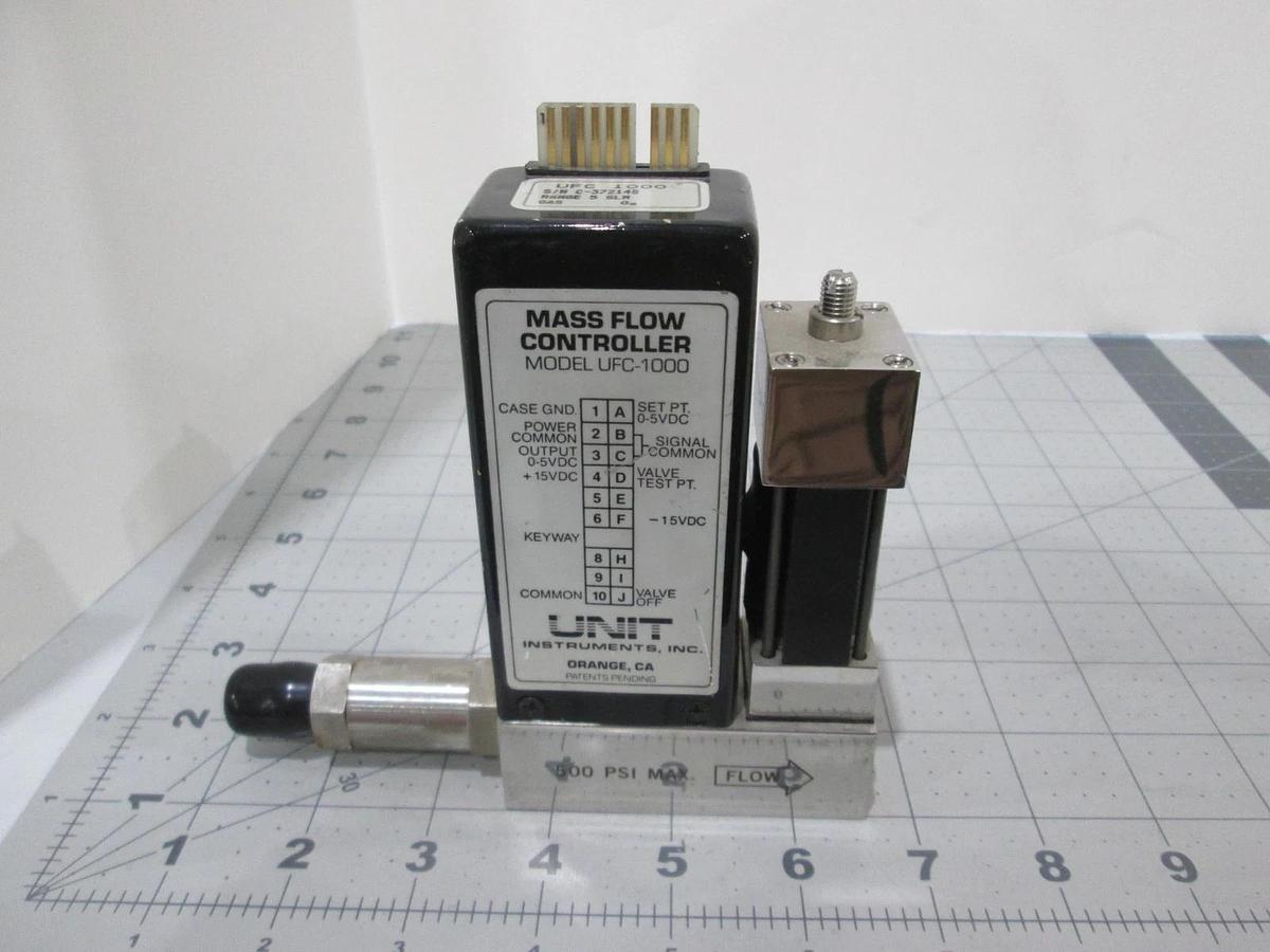 Used Unit, UFC-1000, Mass Flow Controller, O2, 5 SLM, Used