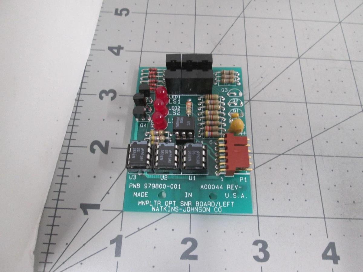 Watkins Johnson, 979800-001, Optical Sensor Board/Left, New