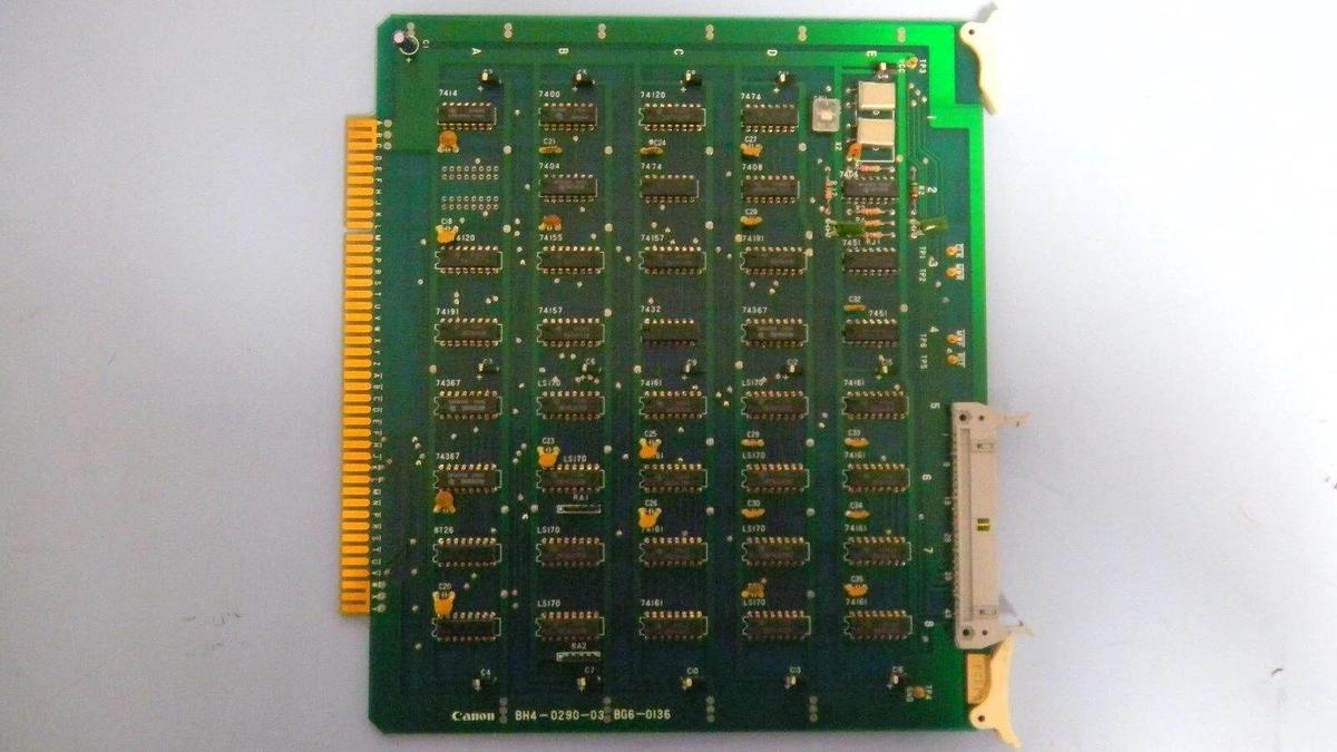 Used Canon BH4-0290-03, PCB Assembly, Working When Removed
