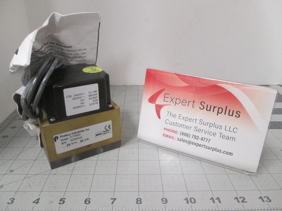 Proteus Industries Inc., 0170B24, 100 Series Flow Switch w/ Manual, New