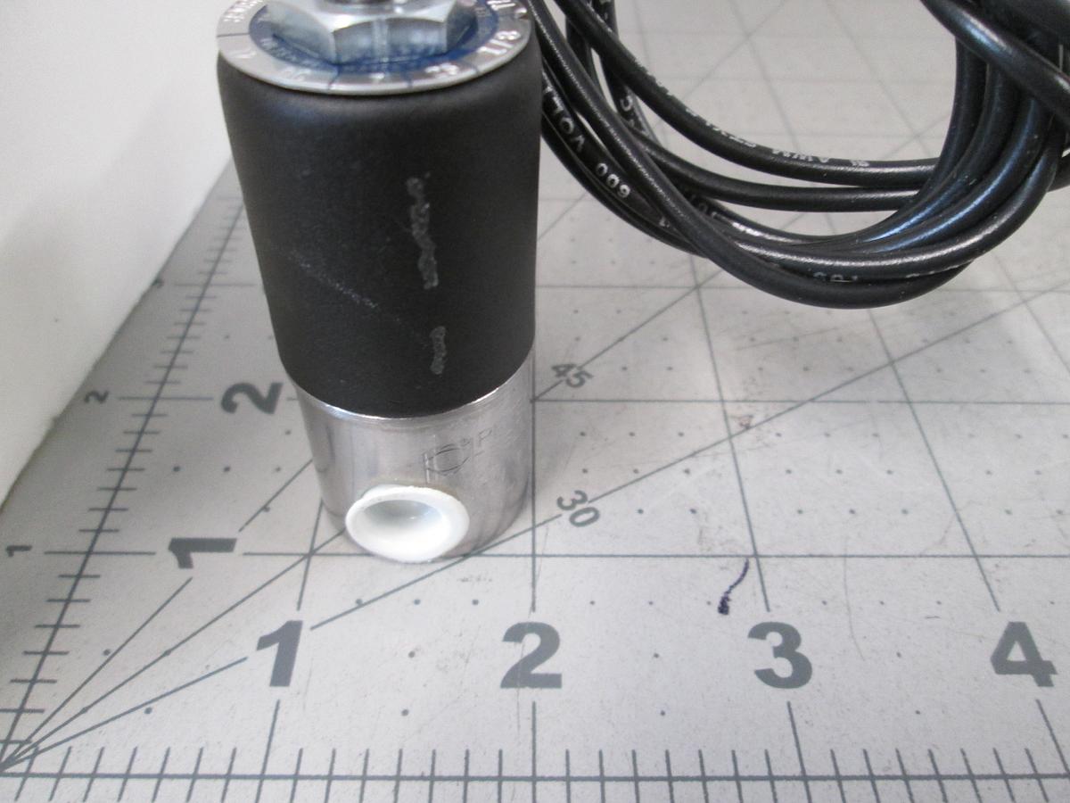Used Peter Paul Electronics, 52N8DGB, Solenoid Valve 12VDC 7W 25 PSI 1/8"NPT