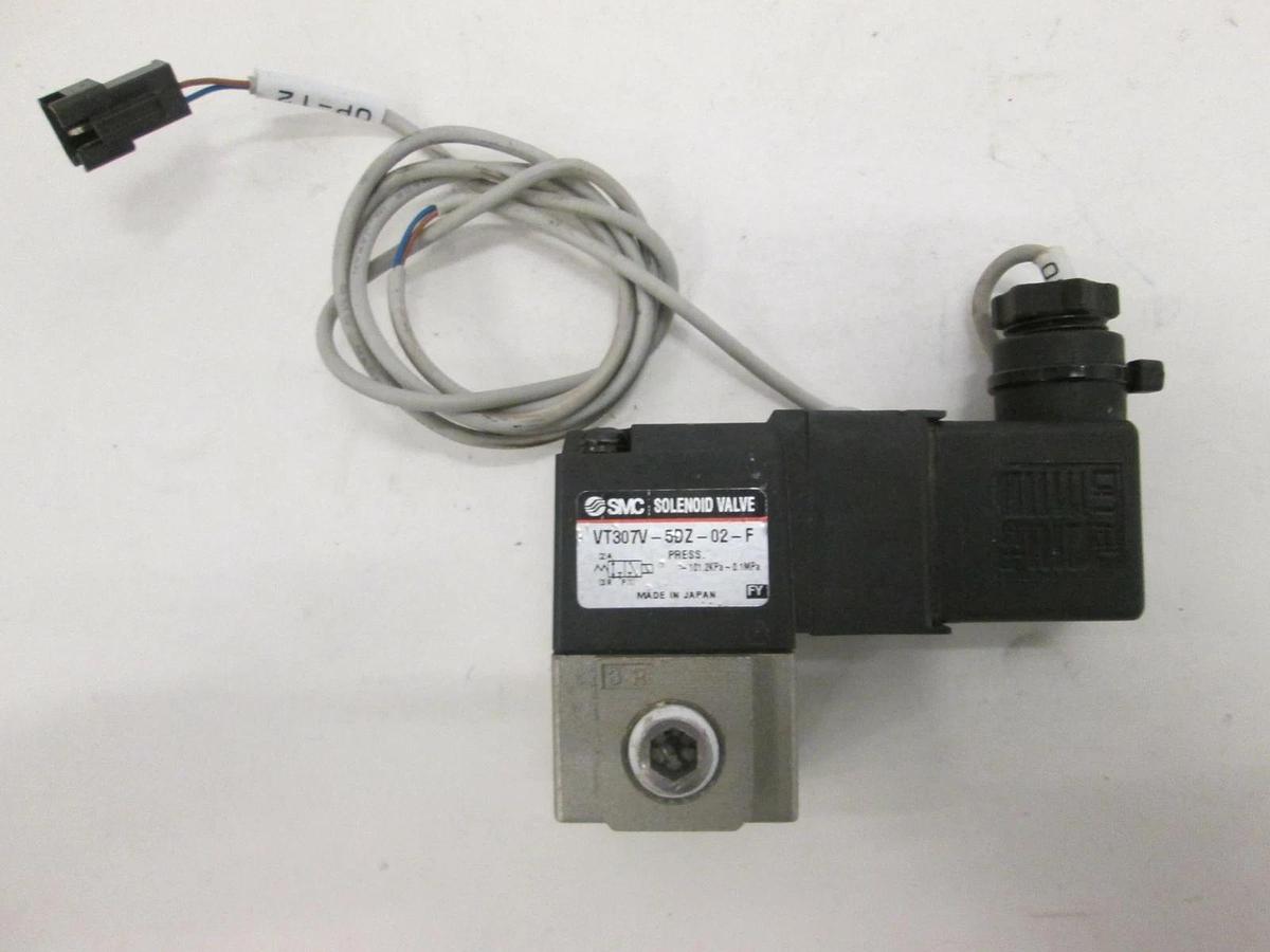 Used SMC, VT307V-5DZ-02-F, Solenoid Valve, Used