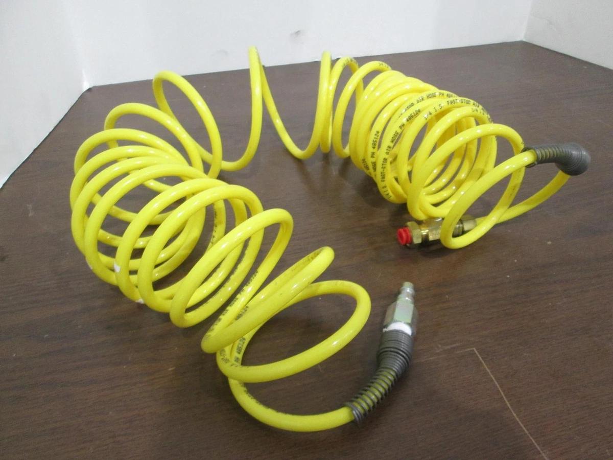Used Fast-Stor, 1/4 I.D, Yellow Air Hose, 485124, Used