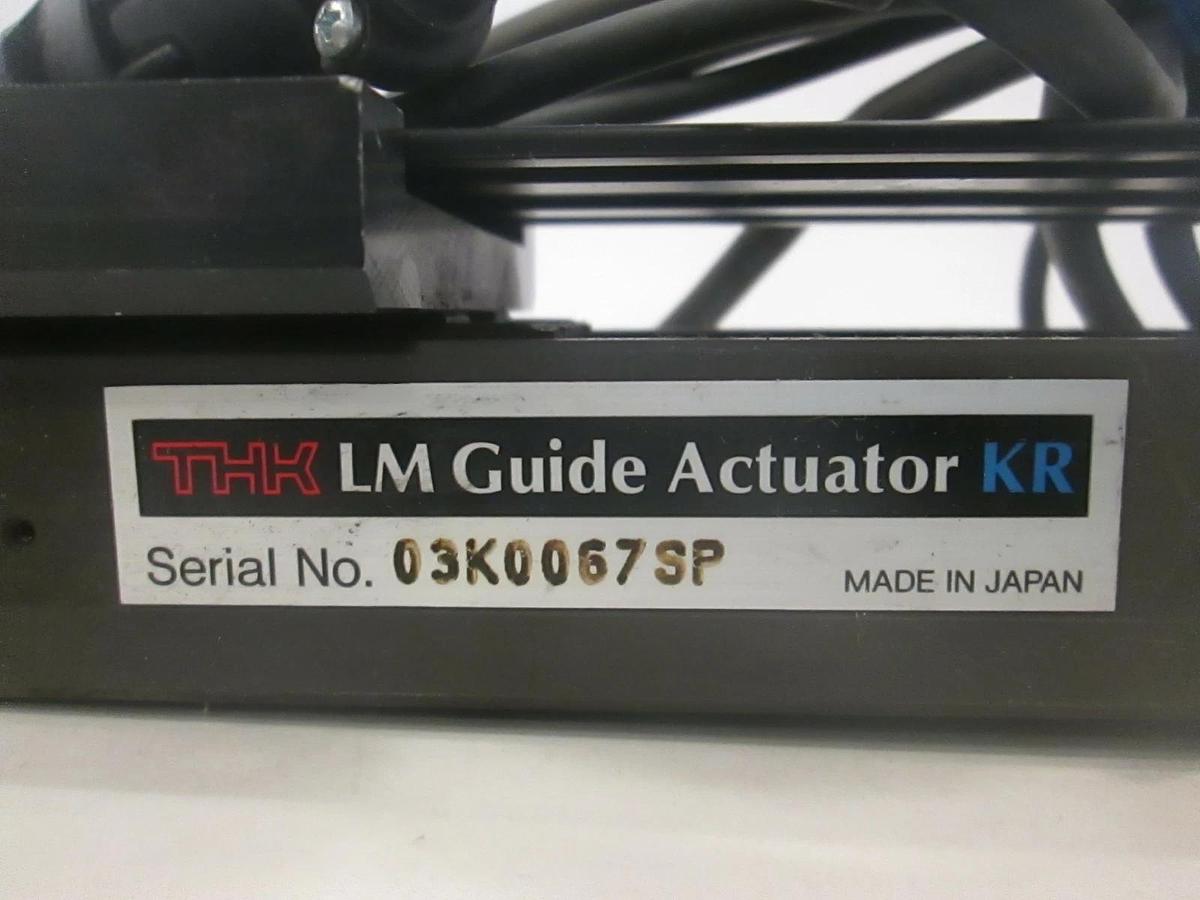 Used THK, LM Guide Actuator KR, THKKR33 w/ Buckles-Smith Motor VAS161210, Used