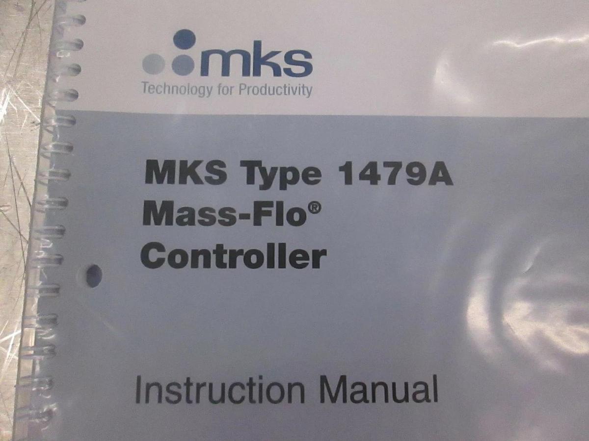 Used MKS Type 1479A Mass-Flo Controller Manual, 119474-P1, New
