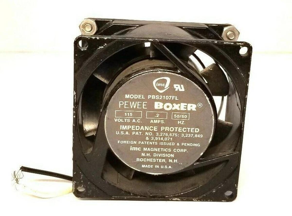Used IMC BOXER Model PBS2107FL Cooling Fan, 115V, Used