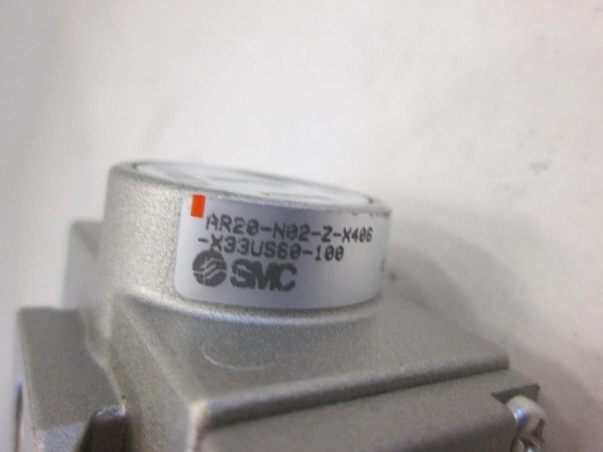 Used SMC, AR20-N02-Z-X406-X33US60-100, Regulator, Used
