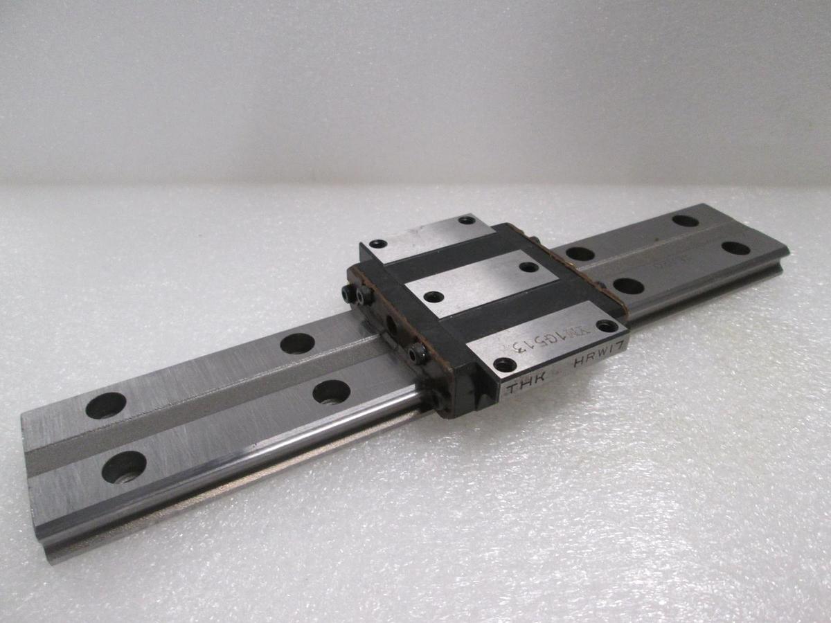 THK, HRW17, Linear Bearing Guide Block w/ Guide Rail, New