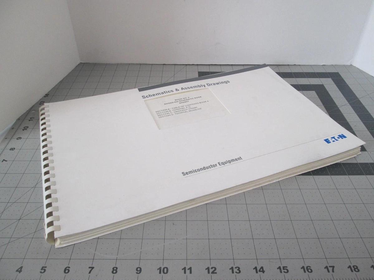 Used Eaton, NVGSD-200, Book 4, Schematics and Assembly Drawings, Used