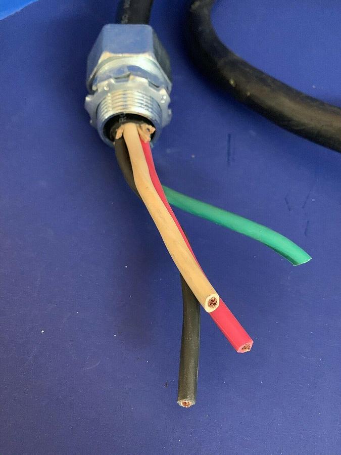 Used BOC Edwards IQ Pump Electrical Power Cord w/ Harting Han-K42F, Used