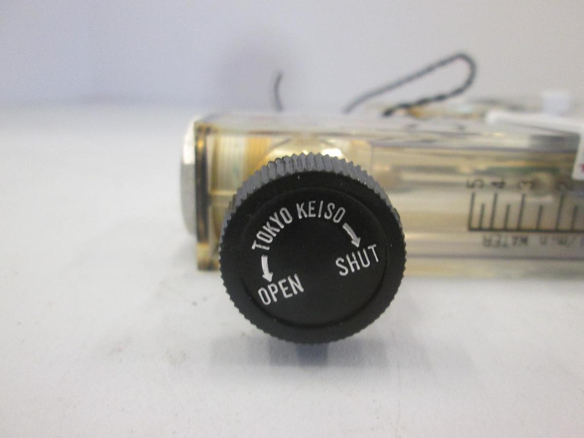 Used Tokyo Keiso, ZF93-1011, Purge Meter, 0-5 I/Min Water, Used, Lot of 2