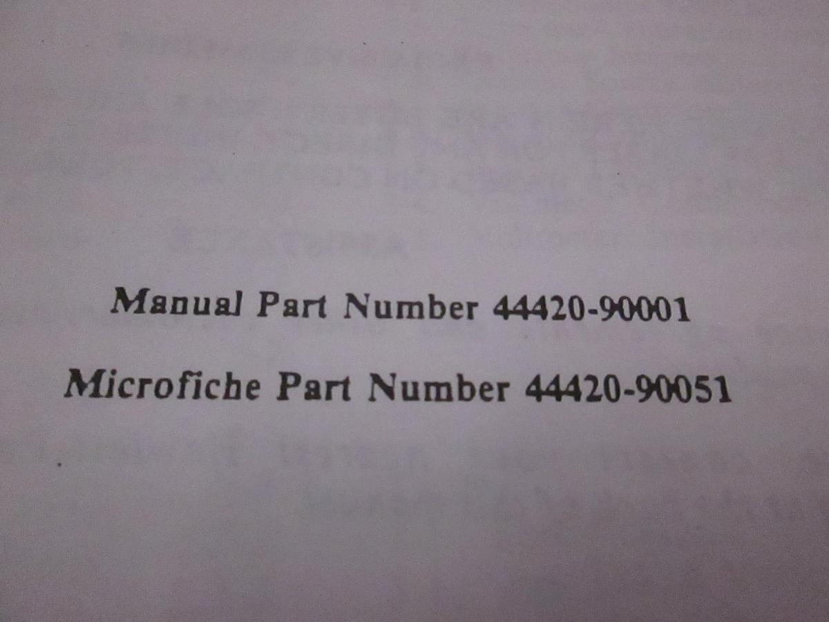 Used HP Model 44420A, 5 1/2 Digit DVM And Current Source (001) Operating Manual, Used