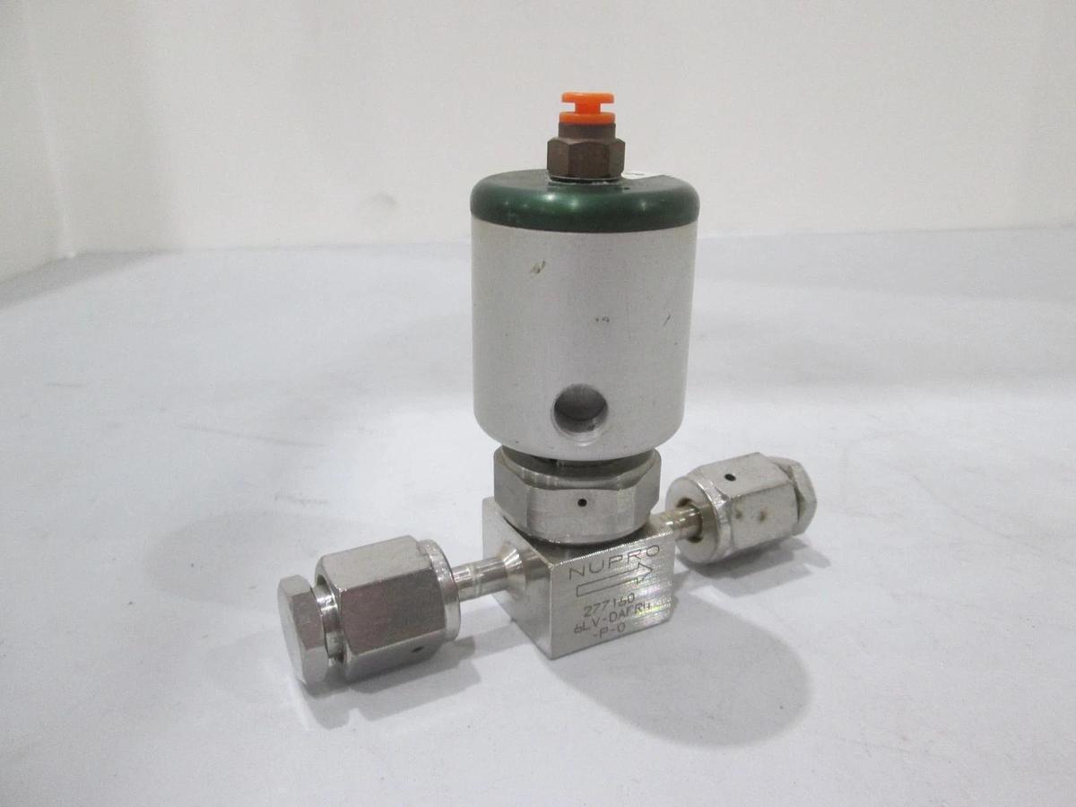 Used Nupro, 6LV-DAFR4-P-O, Sealed Diaphragm Valve, Used