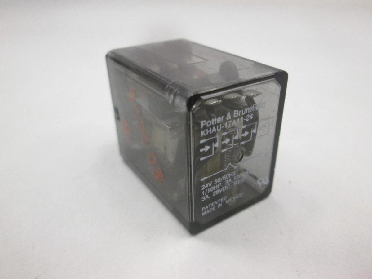 Used Potter & Brumfield, KHAU-17A11-24, 24VDC Relay, Used