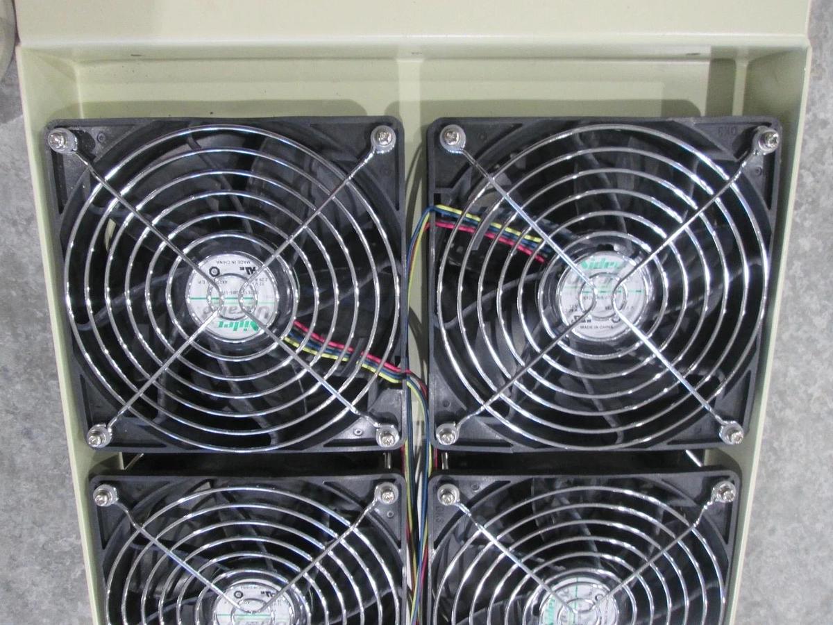 Used Nidec, Fan Case w/ 6 Fans V12E12BGB5, Used