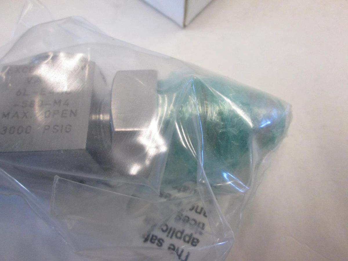 Nupro, 6L-E4HD-580-M4, Excess Flow Valve, 3000PSIG, New