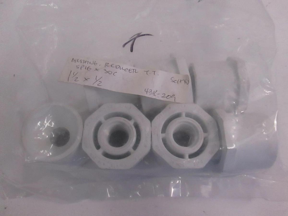 Spears 438-209 Reducer Bushing SPIG X SDC 1 1/2" X 1/2", Lot of 7